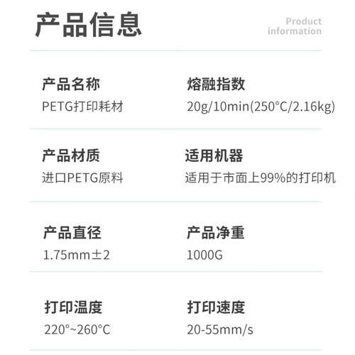 甄选跨境工厂3D打印耗材食品接触级3d打印机耗材打印材料petg白色