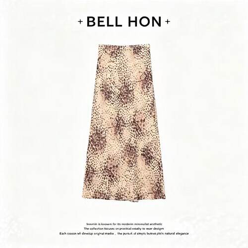 【BELL HON】2026夏新款设计高级感高腰显瘦半身裙-BHT000218