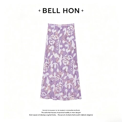 【BELL HON】2026夏新款设计高级感显瘦半身裙-BHT000206
