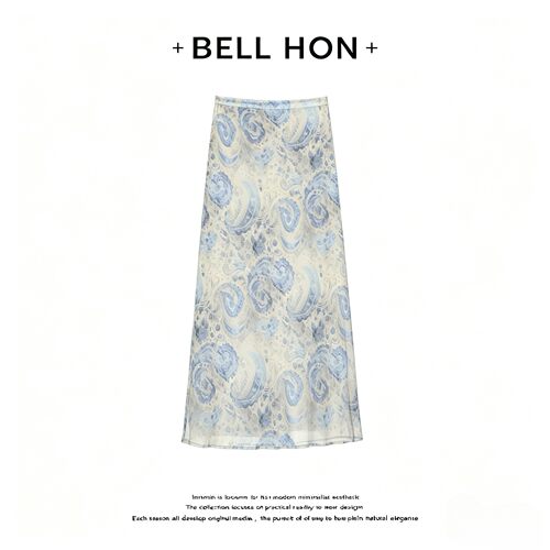 【BELL HON】2026夏新款设计高级感显瘦半身裙-BHT000196