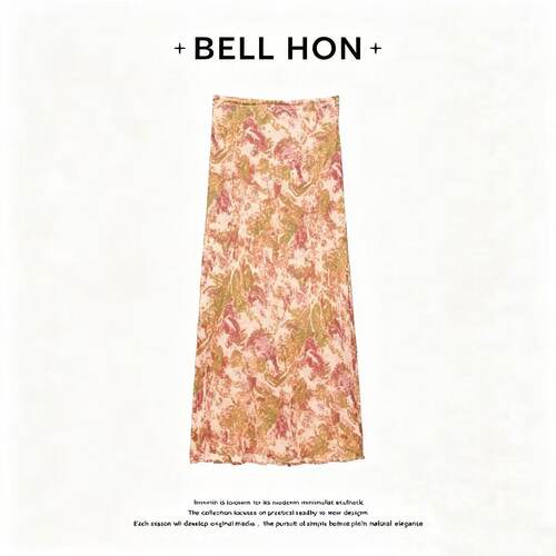 【BELL HON】2026夏新款设计高级感高腰显瘦半身裙-BHT000227