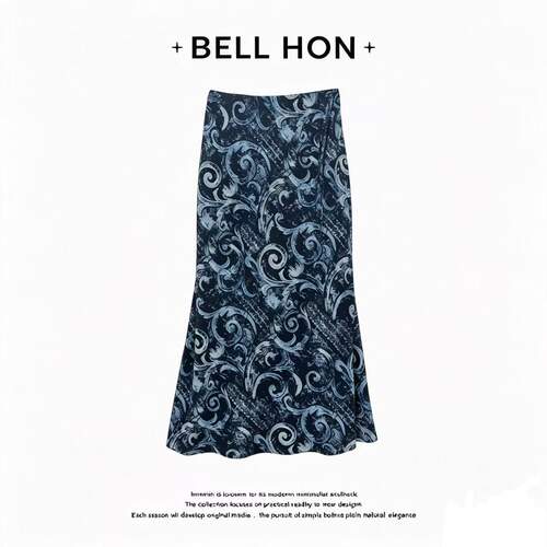 【BELL HON】2026夏新款设计高级感显瘦半身裙-BHT00054