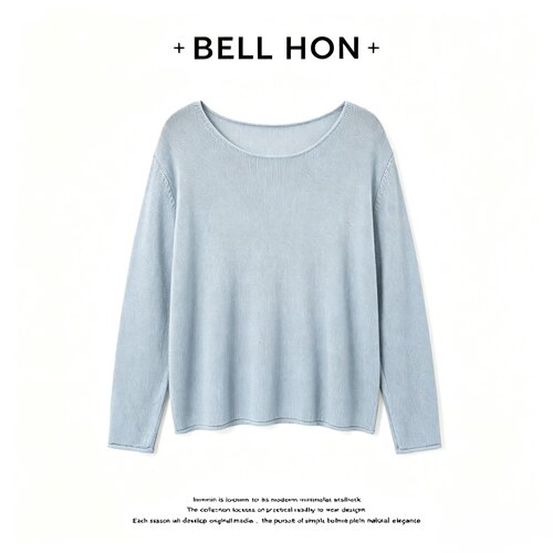 【BELL HON】2026夏新款设计感显瘦长袖上衣-BHT000124