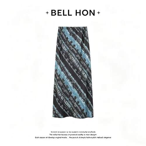 【BELL HON】2026夏新款设计高级感显瘦半身裙-BHT000108