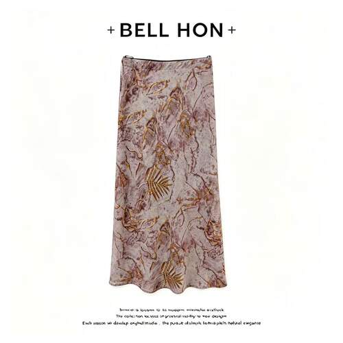 【BELL HON】2026夏新款设计高级感显瘦半身裙-BHT00052
