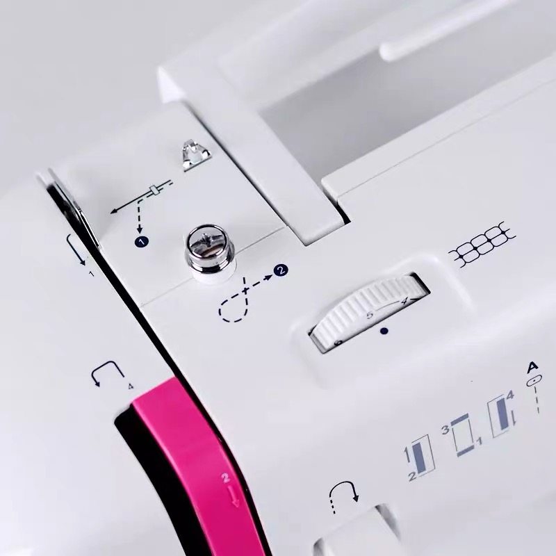蝴蝶牌缝纫机JH5209家用小型电动缝纫机带锁边多功能老式缝纫机