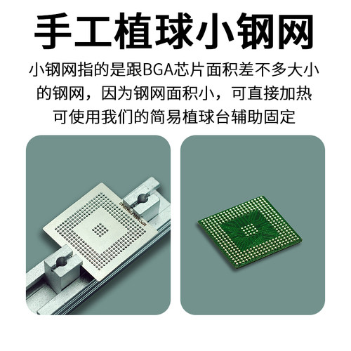 RTX3060显卡GA106 BGA植球钢网植锡网 核心GPU芯片植锡球钢网