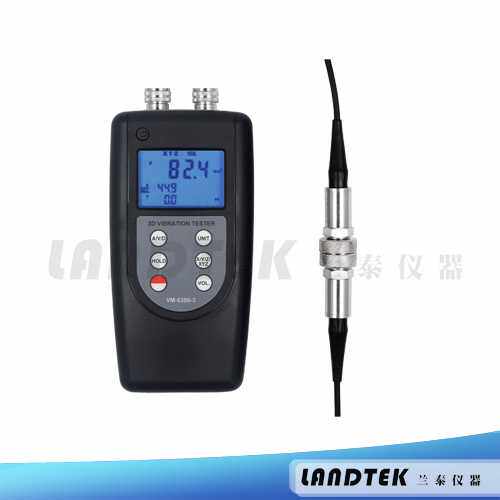 兰泰双通道测振仪 VM-6380-2两点式压电式振动仪 震动振动监测仪