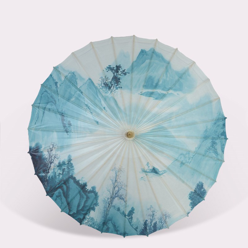 油纸伞中国风油纸伞防雨防晒纯手工场景民宿古风汉服伞道具影楼伞