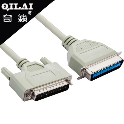 DB25针转CN36孔转换线 25芯并口针式打印机线 DB25针转1284连接线