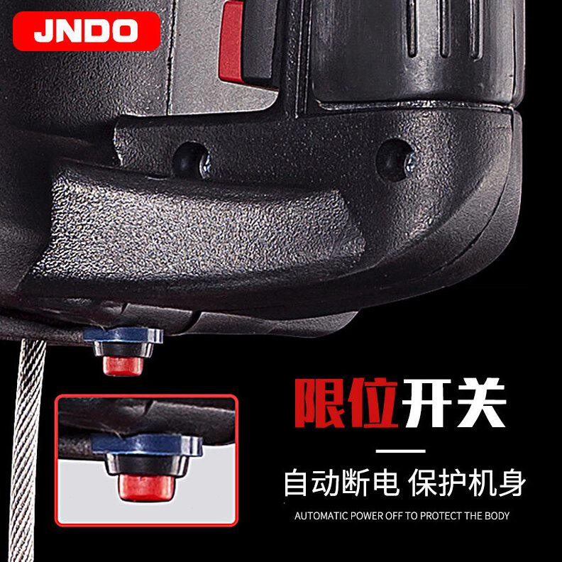 甄选小型提升机家用小型电动钢丝绳葫芦500公斤便携式微型起重葫