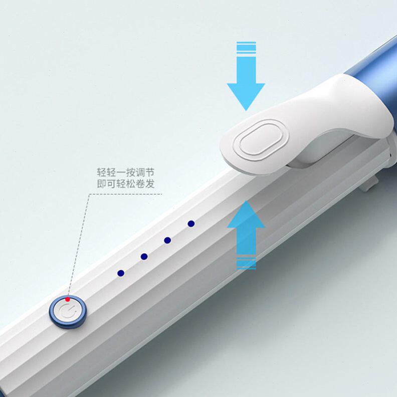 甄选四挡调温卷发棒32mm卷大卷长发拉卷刘海内扣短发梨花烫9mm羊