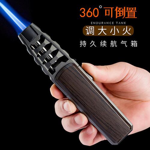 甄选中邦588气体 长条笔式厨用创意强力直冲蓝焰雪茄防风