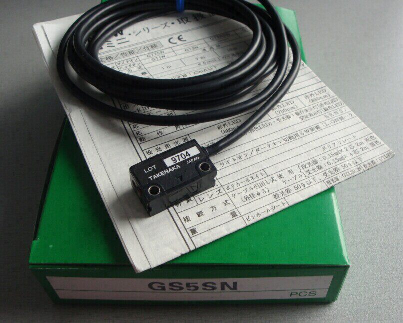 日本竹中TAKEX光电传感器GS5SN 全新正品现货出售