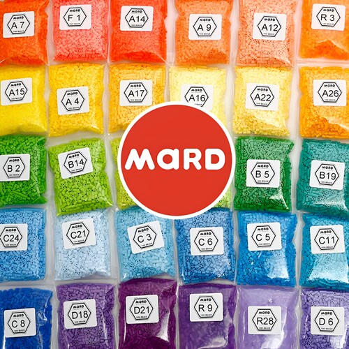 mard拼豆补充包221色全套手工diy
