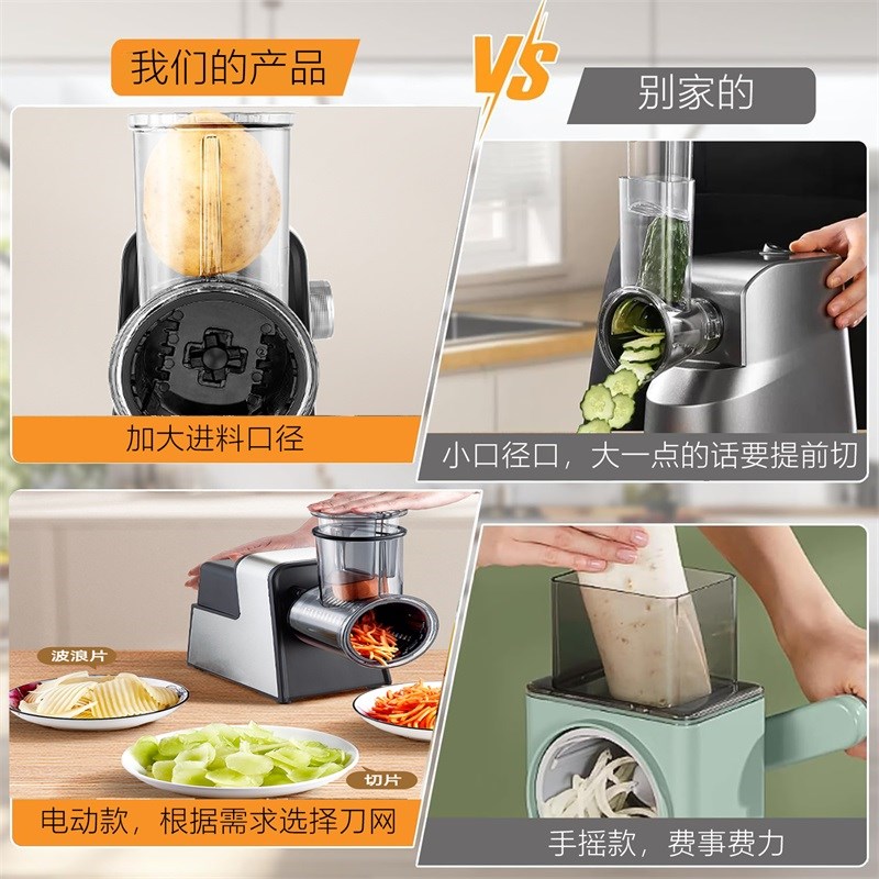 电动切菜机家用多功能新款厨房切菜神器不伤手全自动切土豆丝神器图片
