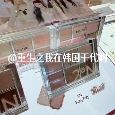 裴珠泫同款2aN六色大地眼影盘
