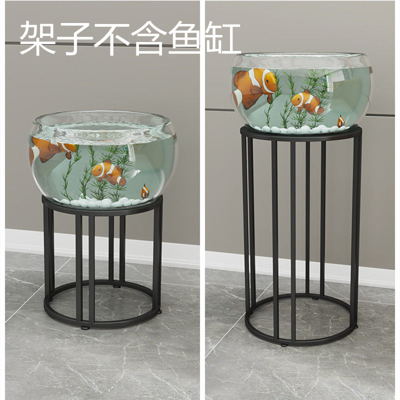落地式客厅方形铁艺花架 鱼缸架 特大号花盆架 带轮可移动置物架