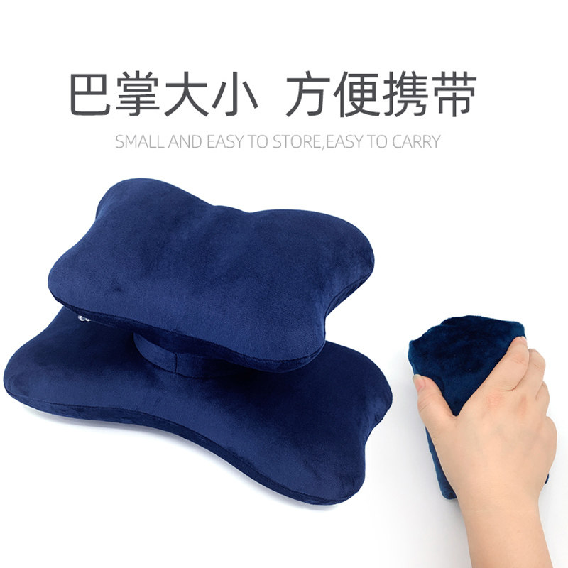 按压充气办公室趴睡枕午睡神器学生午休抱枕旅行飞机高铁垫腰枕头