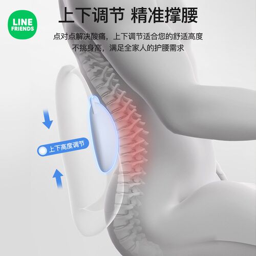汽车腰靠头枕背垫主驾驶座椅车载腰托头枕司机开车久坐护腰神器