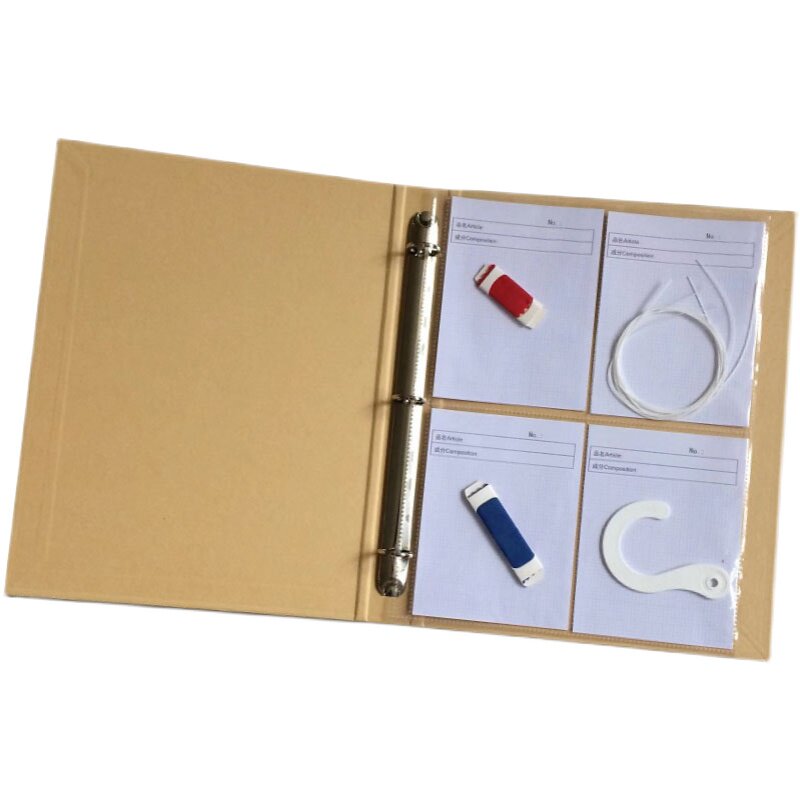 布料样品册空面料镂空样卡天窗样本辅料色卡本样板册格子套装展示