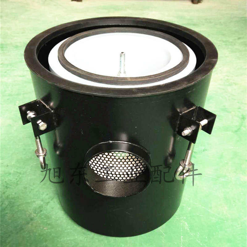 真空泵风机空气过滤器粉尘杂质滤清器4寸大型空气滤芯集尘桶