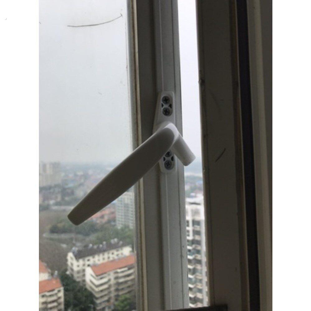彩铝窗把手推拉窗户执手塑钢50型配件单点锁扣门窗拉手平开窗老式