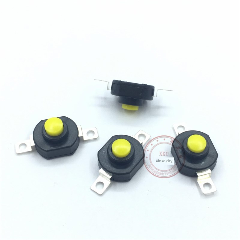小微自锁开关贴片带螺丝孔长14宽12高9.6mm 2针按钮按钮1A 30Vdc