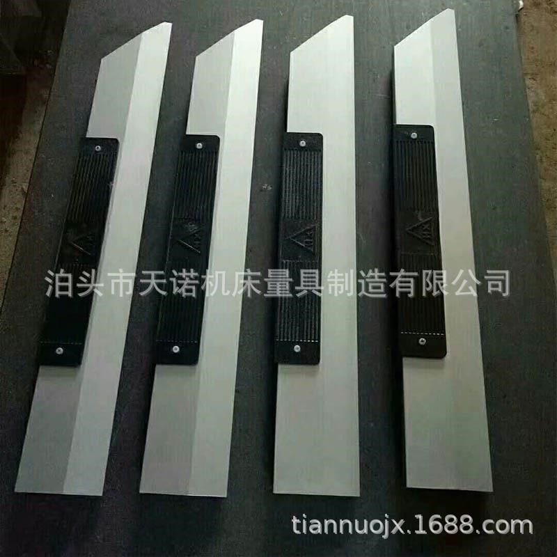 厂家高精度刀口尺镁铝合金刀口尺 检验镁铝平尺 电梯刀口尺刀口型