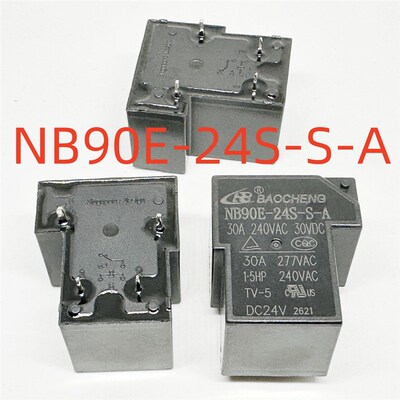 全新 4脚 继电器 NB90 NB90E-12S-S-A;NB90E-24S-S-A T90A4