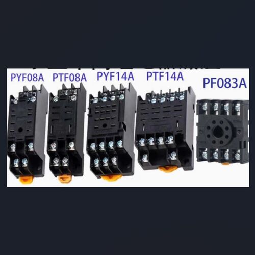 MY2 4 PYF08A PYF14A PTF08A PTF14A-E小8 14脚继电器底座JQX-13F
