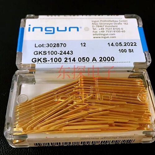 INGUN英钢d探针GKS100 214 050 A2000/3000小四头136测试针100MI