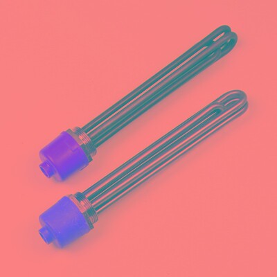 铜六角头水箱电加热管一寸半电热管DN40工业锅炉电发热管220V380V