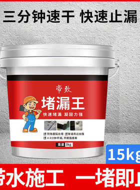 堵漏王速凝型快速水泥胶防水补漏宝防漏剂卫生间漏水填缝剂渗透灵
