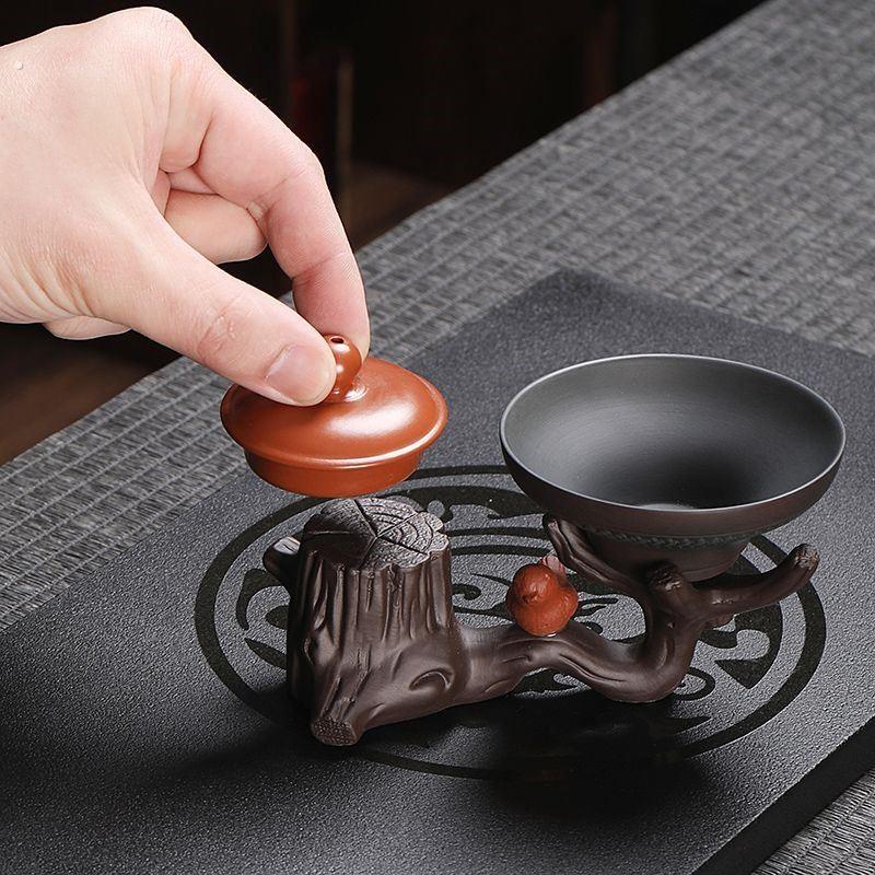 滤茶器架托茶漏架支架茶漏托底架单独滤茶器底座紫砂茶漏托架创意