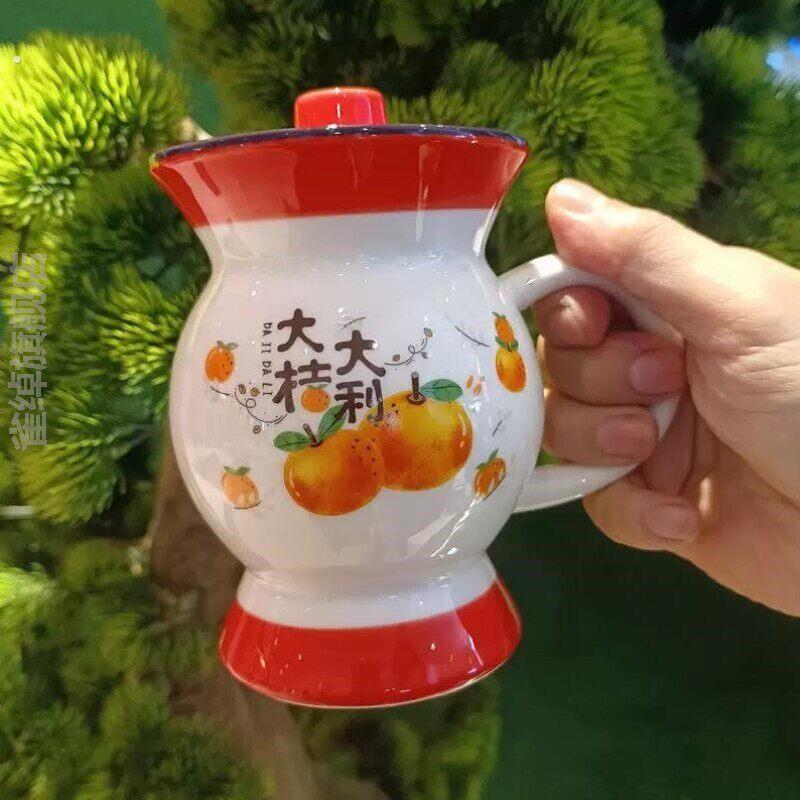 痰盂水杯创意喝酒杯子搞笑茶杯复古杯尿罐尿壶茶缸子怀旧老式