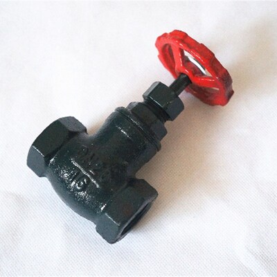 J11T-16关字牌4分铸铁截止阀DN15内螺纹截门20丝扣阀门25 6分1寸