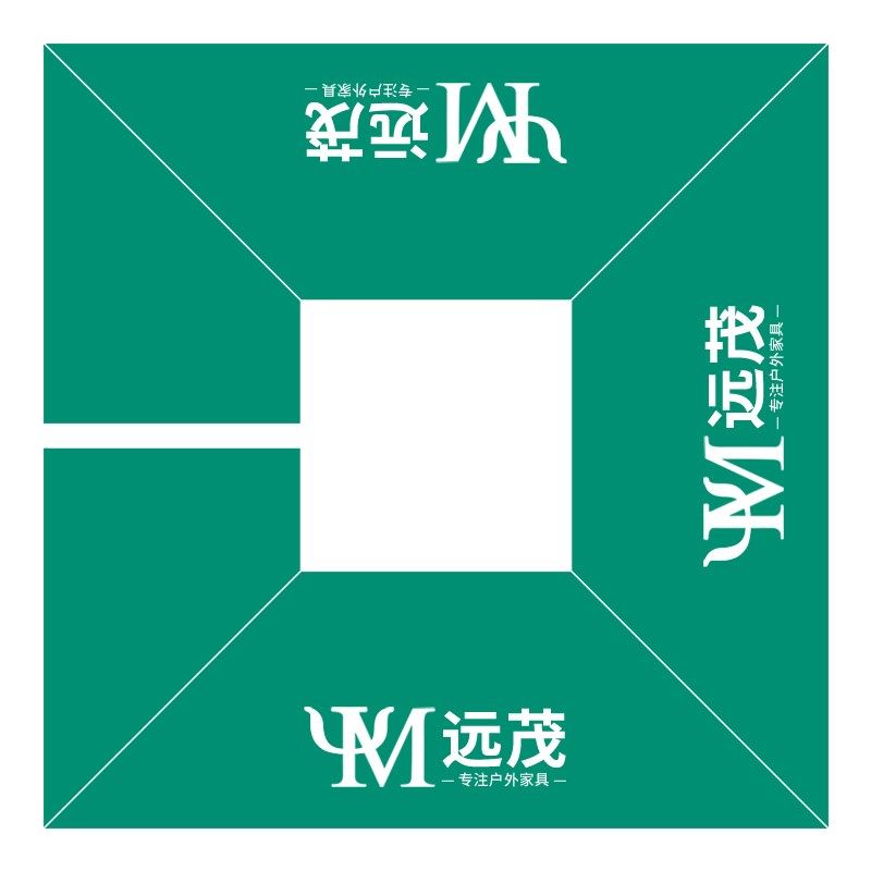 远茂遮阳伞布更换配件遮阳伞替换布罗马伞底座大理石水箱遮阳蓬布