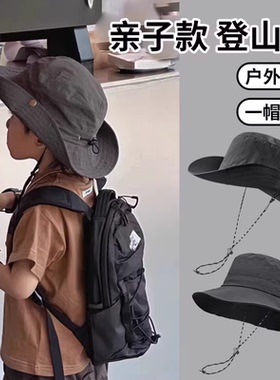 儿童登山帽户外亲子牛仔帽