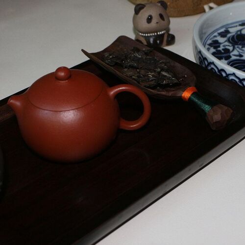 木质手工编绳茶则茶荷茶铲茶道六君子复古茶勺取茶器实木茶道配件