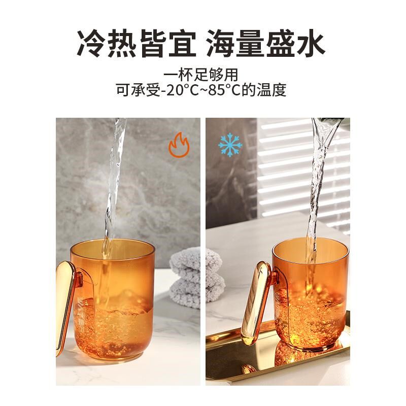 漱口杯情侣牙刷杯轻奢杯子儿童刷牙杯家庭牙刷收纳盒洗漱杯套装