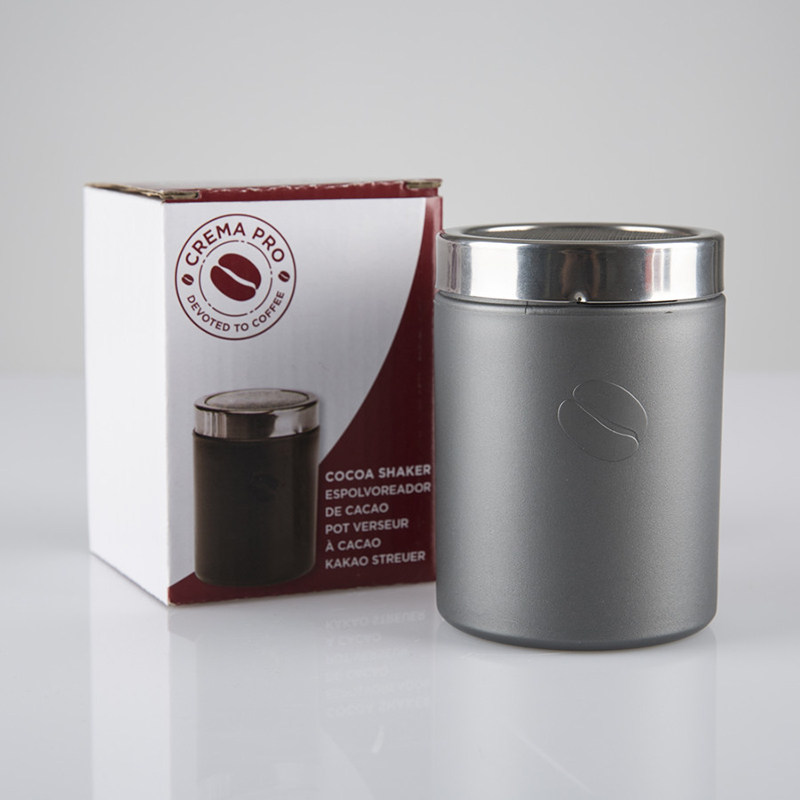 花式咖啡器具 不锈钢粉筒网纱粉筛 撒粉器 撒粉罐 粉筒 可可粉用