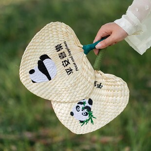 夏季手工扇子蒲扇团扇夏季驱蚊降温宝宝扇芭蕉扇古风可爱创意个性