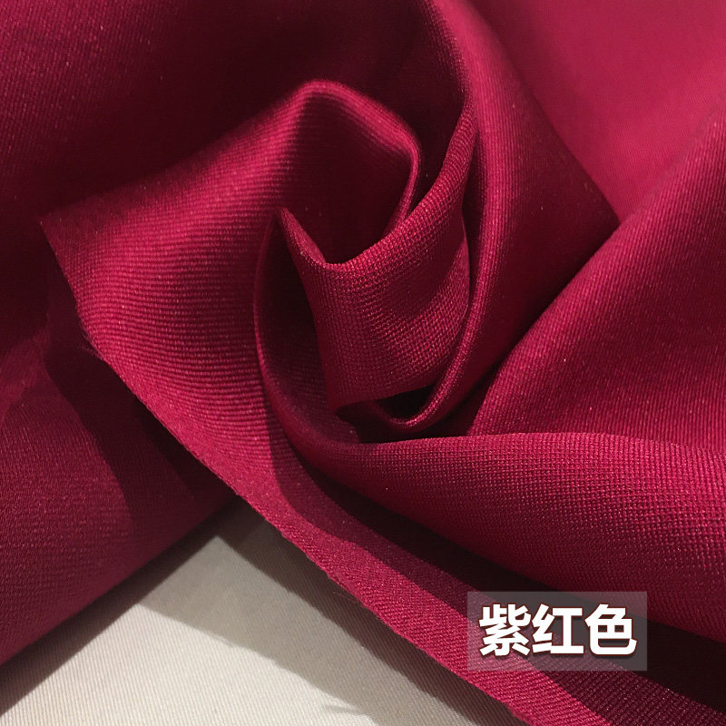 春秋新款妈妈装喜服大红色丝毛裙子外西装礼服面料婚礼服嫁衣布料