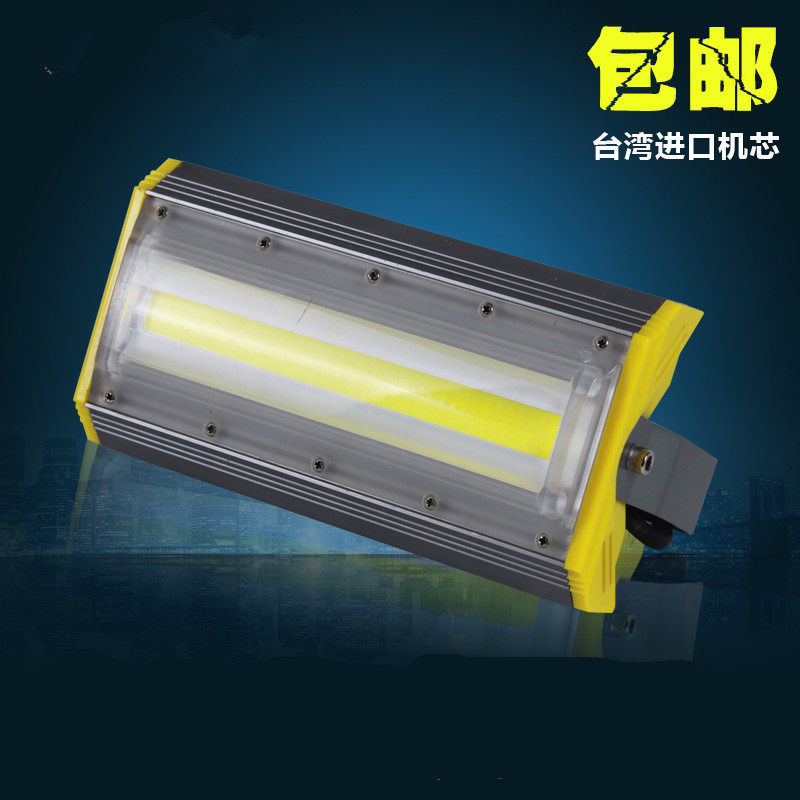 LED投光灯50W户外防水广告灯照树灯泛光灯集成投射灯线条线型行灯
