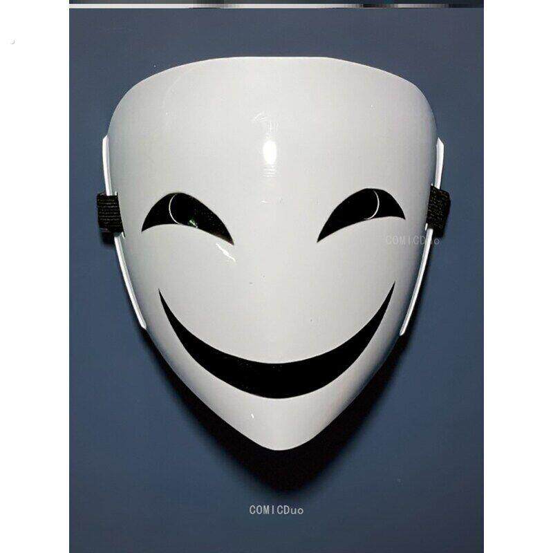 发光漆黑的子弹蛭子影胤面具全脸小丑黑之契约者怪盗基德万圣节