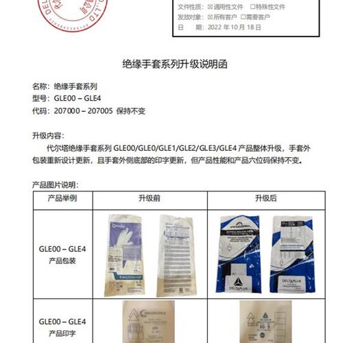 代尔塔207001天然乳胶绝缘手套工作劳保电工行业5KV工业级高强度