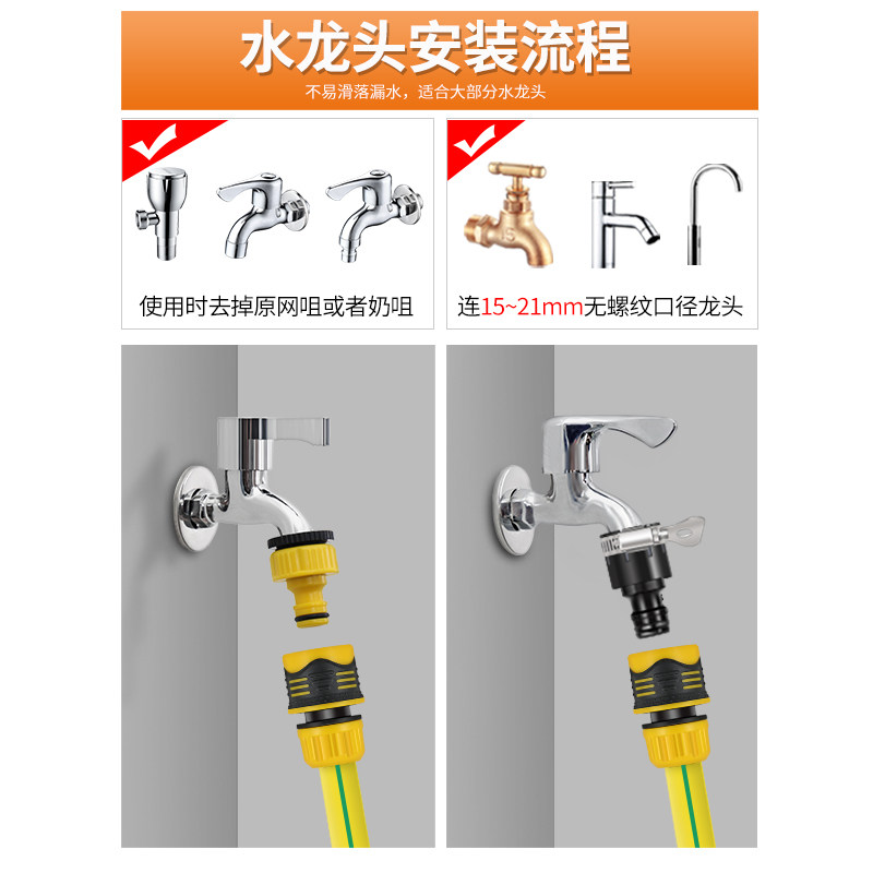 6分4分水管软管家用洗车高压防冻皮管自来水塑料管子浇地农用一寸