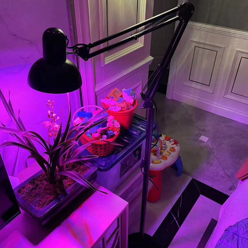 红蓝光谱led植物补光灯家用折叠上色快防徒长仿太阳光花卉生长