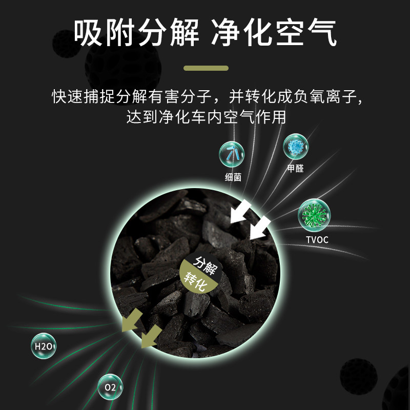 去除甲醛新房家用车载用衣柜去异味除湿竹炭活性炭小包装循环使用